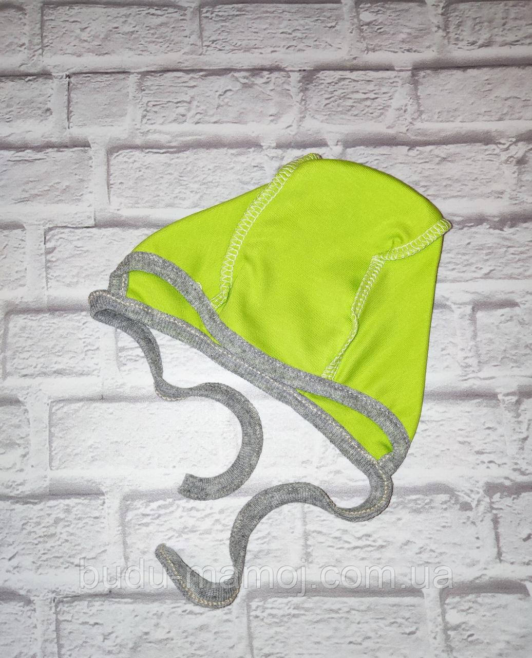 Шапочка чепчик новонародженим у пологовий будинок 56 розмір