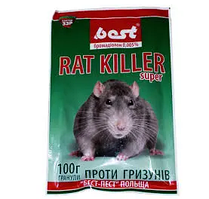 Родентицид Рат Кілер (RAT Killer) 100 г