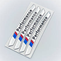 Наклейки на диски BMW (БМВ) M-Performace E39 E53 E60 E46 E34 E90 E65 E66 E70 F10, F15 F20 F30 F35 Хром, фото 6