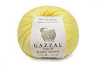 Gazzal Baby Wool, лимонный № 833
