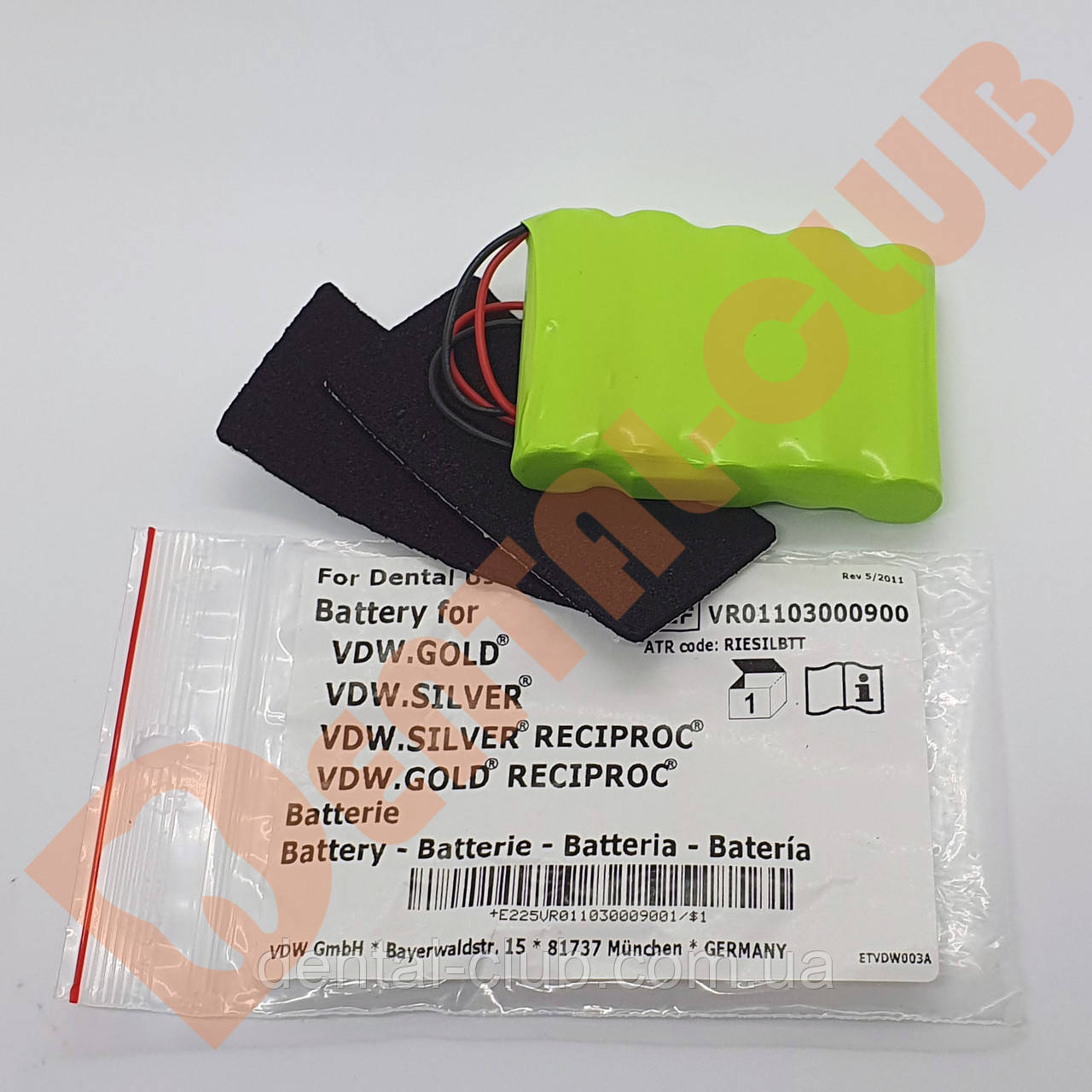 Battery — акумулятор для ендомотора VDW GOLD і SILVER (reciproc) VR01103000900, фото 1