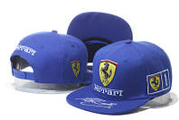 Кепка снепбек синяя Феррари Ferrari Феррарі snapback