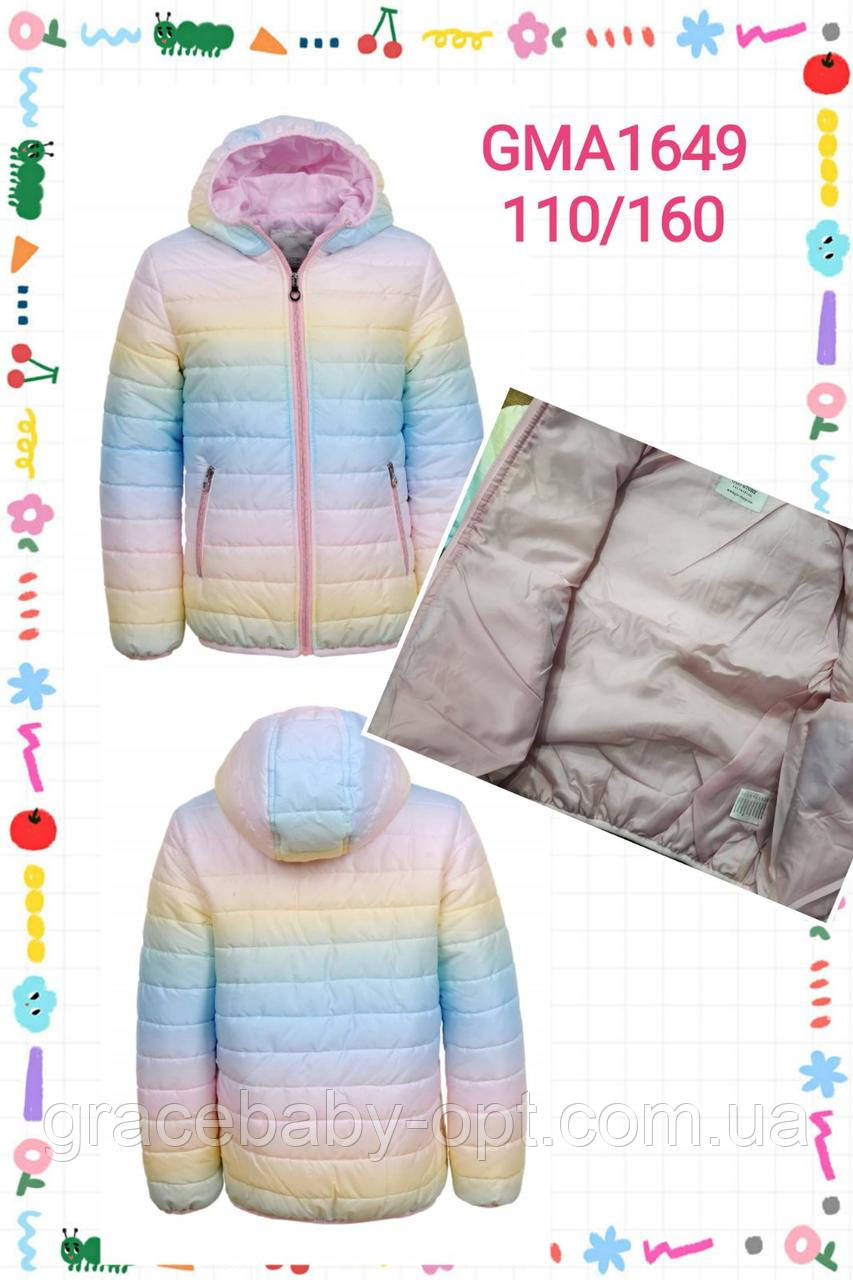 Куртка для дівчат оптом, Glo-story, 110-160 см, № GMA-1649