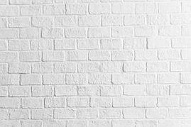 Фото-фон вініловий 120×75 см "Біла цегляна стіна", фон для предметної зйомки ПВХ (банерна тканина)