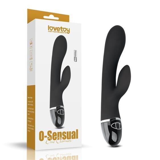 Вібратор - O-Sensual Clit Duo Climax Black