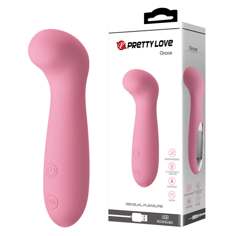 Стимулятор G-точки - Pretty Love Grace Vibrator Light Pink