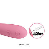 Стимулятор G-точки - Pretty Love Grace Vibrator Light Pink, фото 6