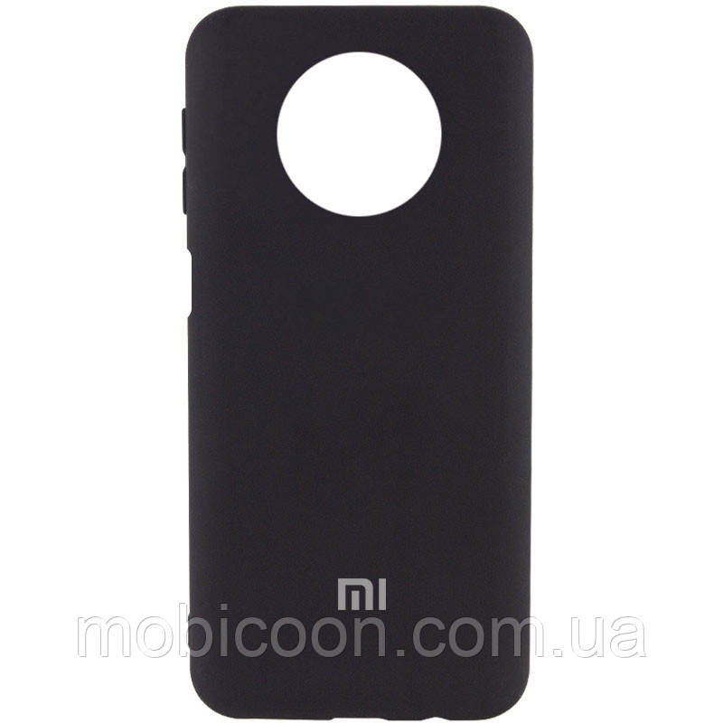 Чохол Silicone Case full для Xiaomi Redmi Note 9T Black