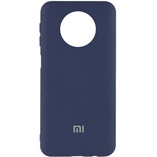 Чохол Silicone Case full для Xiaomi Redmi Note 9T Blue
