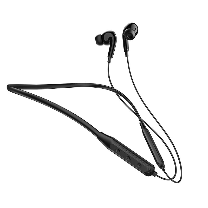 Бездротові навушники вакуумні з мікрофоном Bluetooth навушники для спорту BOROFONE BE45 Чорний, фото 1
