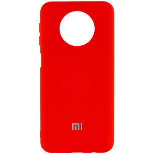 Чохол Silicone Case full для Xiaomi Redmi Note 9T Red
