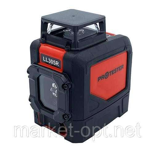 Лазерний будівельник площин H360°/1V (червоний промінь) PROTESTER LL305R, фото 1