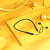 Бездротові навушники вакуумні з мікрофоном Bluetooth навушники для спорту HOCO ES53 Чорний, фото 3