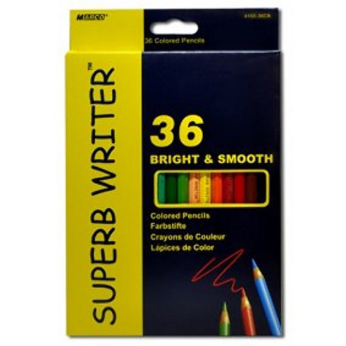 Олівці кольорові 36 кол MARCO Superb Writer 4100-36СВ, фото 1