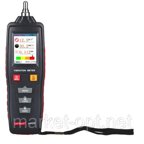 Віброметр, цв. дисплей WINTACT WT63B
