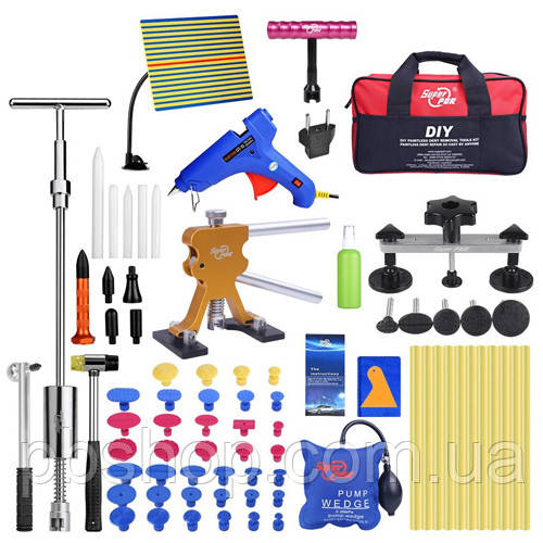 Набір для видалення вм'ятин без фарбування Super PDR 77в1 Професійний, фото 1