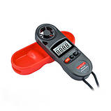 Анемометр цифровий 0,7-30 м/с, -10-45 °C WINTACT WT816A, фото 4