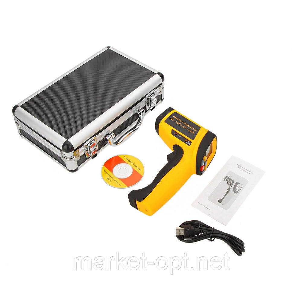 Пірометр промисловий USB-30-1650 °C BENETECH GM1651, фото 1