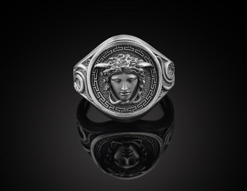 Срібний перстень Грецька Medusa DARIY 707п