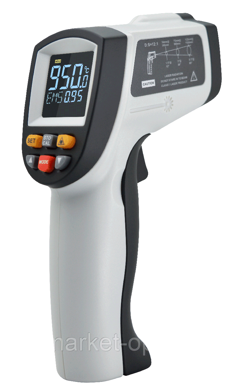 Безконтактний термометр (пірометр) — 50-950 °C BENETECH GT950