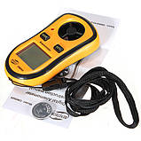 Цифровий крильчастий анемометр 0,1-30 м/с, -10-45 °C BENETECH GM8908, фото 4