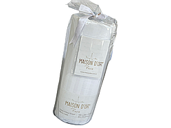 Простирадло на гумці з наволочками Maison Dor Satin Led Fitted White сатин 180 * 200 +28 см, 50 * 70 см біле