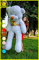 М'яка іграшка подарунок на 8 березня плюшевий ведмедик плюшевий мішка Рафаель 200 см Карамельний, фото 5