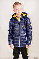 Куртка стеганная синего цвета для мальчика (116 см.) Venidise