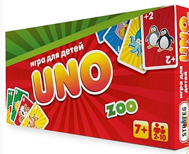 Настільна гра UNO Дитяча ZOO STRATEG