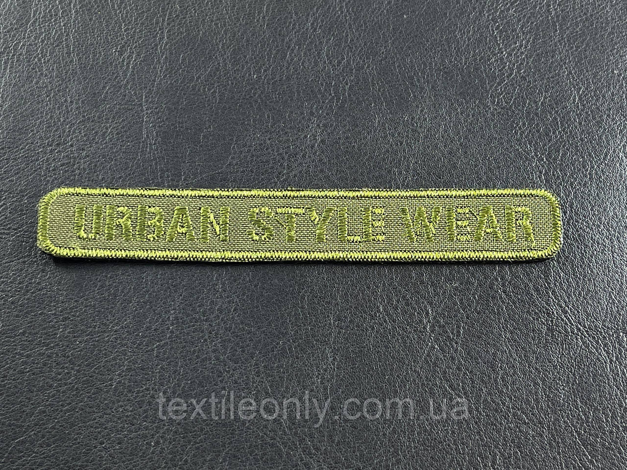 Нашивка Urban style wear колір хакі 120x19 мм