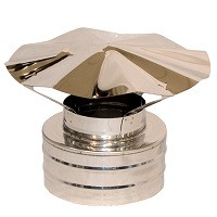 Грибок димохідний нерж/нерж ø100/160мм Версія люкс ВЛ, фото 1