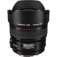 Об'єктив Yongnuo Ultra-wide Angle Prime Lens YN 14mm f/2.8 for Canon EF (YN14MMF2.8C)
