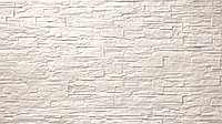 Фотофон виниловый 120×75 см "Белая кирпичная стена. Штукатурка", фон для предметной съемки ПВХ(баннерная