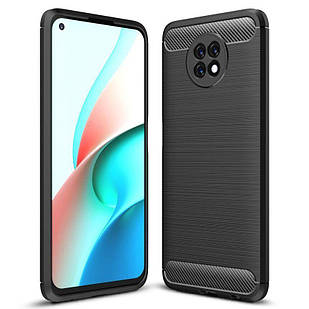 Силіконовий чохол UniCase Carbon для Xiaomi Redmi Note 9T Black