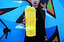 Шейкер спортивний ShakerStore Wave + з 2-ма контейнерами Жовтий, фото 6