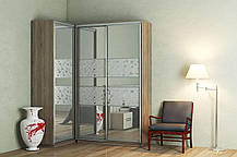 Шафа-купе кутовий приставний Стандарт 130х60 h-240, ТМ Гарант, фото 5