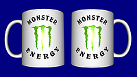 Кружка прикольная / чашка с приколом monster energy