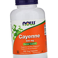 Екстракт Кайенского перцю NOW Cayenne 500 mg 250 капсул