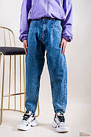 Джинсы "Slouchy" светло-синего цвета для девочки (134 см.) Marions