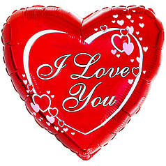 Міні-фігура 153 FLEXMETAL-ФМ I love You - серця на червоному