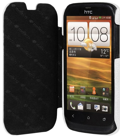 Чехол-книжка кожаная Melkco для Htc Desire V белая - фото 1 - id-p45876779