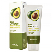 Пилинг-гель для лица Farm Stay Avocado Deep Clear Peeling Gel с экстрактом авокадо 100 мл