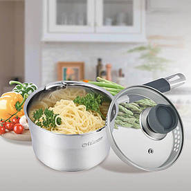 Ківш із кришкою Maestro MR-3507-16S / 1700 мл