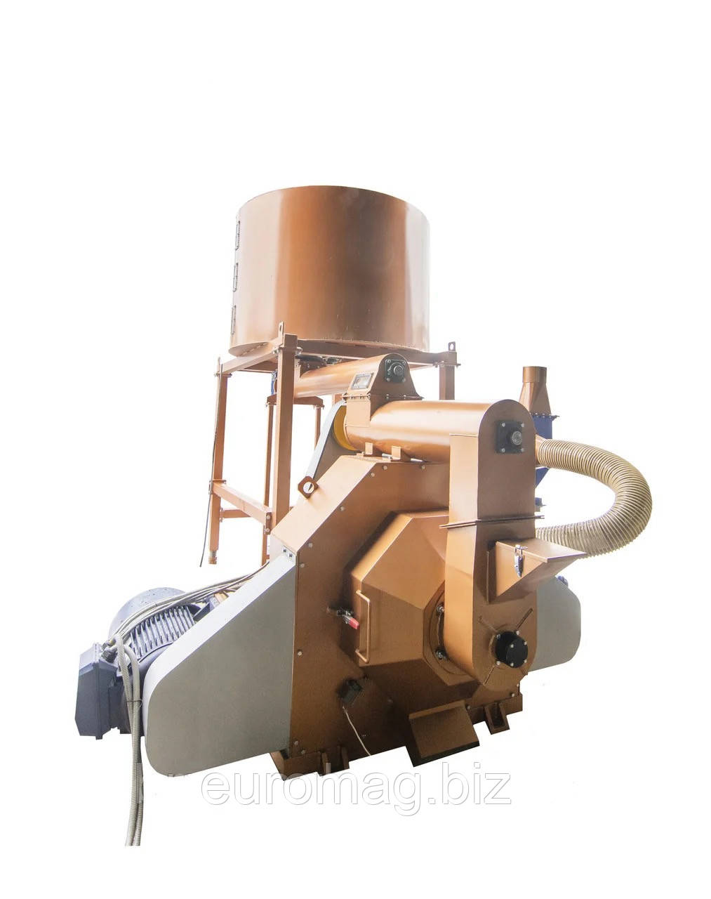 Лінія грануляції з відходів сельхоз виробництва, лушпиння соняшника, пшениці, ріпаку, фото 1