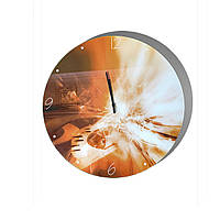 Годинник настінний Unico italia Orologio rotondo c/meccanismo ⁇  serigrafia Multicolor 60*60 37727.Хит!