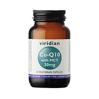 Коэнзим Q10 Убихинон с МСТ 30 кап Viridian Co - Enzyme Q10 30 mg With MCT Англия Доставка из ЕС