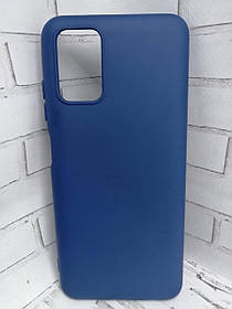 Чохол накладка для Samsung Galaxy A03s A037F протиударний бампер синій
