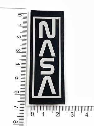 Нашивка NASA світловідбивна 24х69 мм, фото 2
