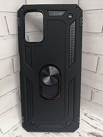 Чохол накладка для Samsung Galaxy A03s A037F протиударний магніт із кільцем чорний