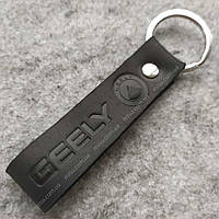 Брелок для ключей Geely кожа с логотипом